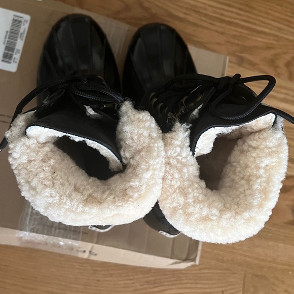 NIB-7 -J. Crew Women's Sperry® for J.Crew Shearwater buckle boots in black - Picture 7 of 11